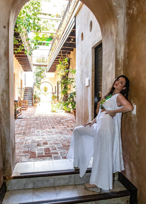 Nydia Linen Dress